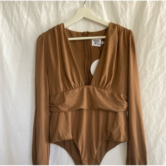 Princess Polly JUDE LONG SLEEVE BODYSUIT
BROWN US size 12 NEW - Picture 3 of 16
